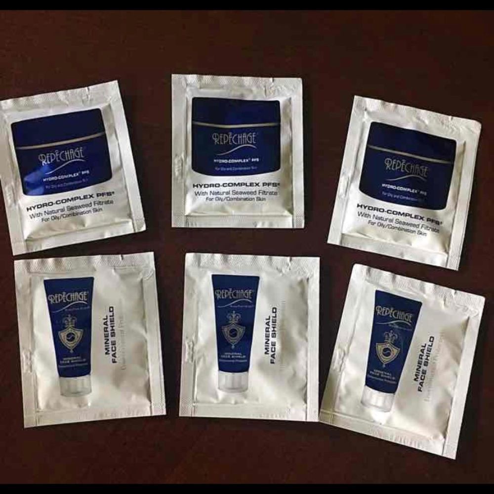 Repechage Mineral Face Shield & Hydro-Complex Daily Moisturizer - 6 Pack Samples